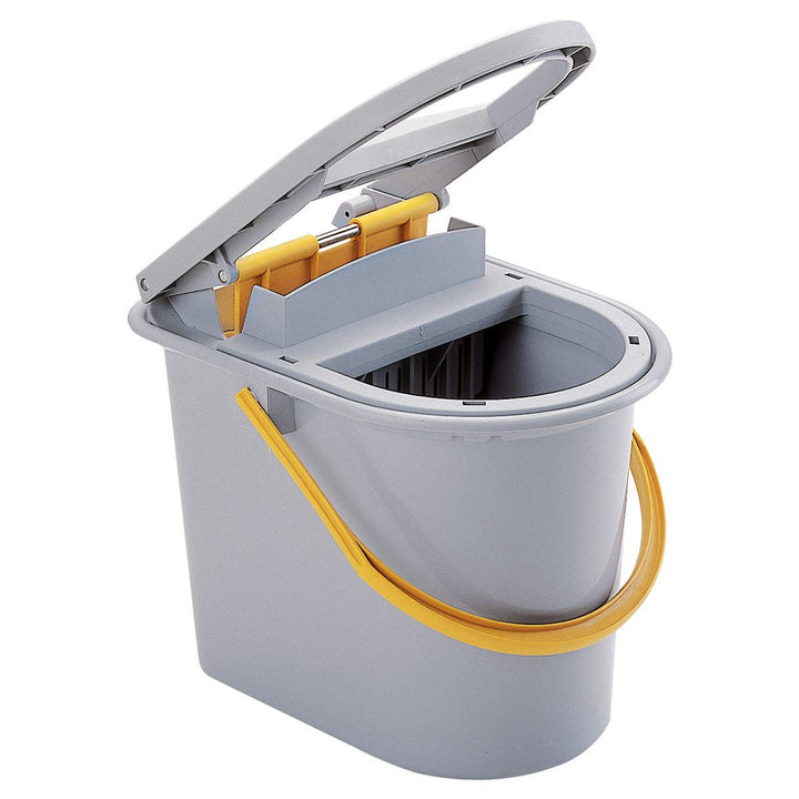 Vermop Presseimer, Mop-Presse, Wringboy, Made in Germany, Grau, 39 x 31 cm, 19590