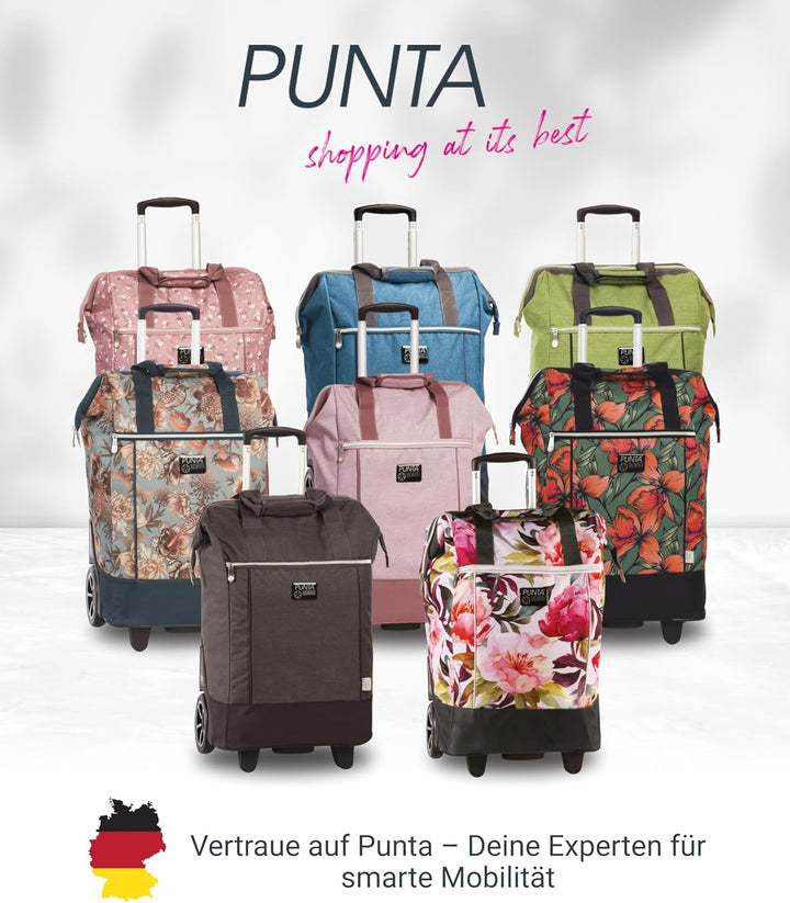 Punta Shopping Roller, hellgrau, 38x62x28cm 38x62x28cm Hellgrau, 38x62x28cm Hellgrau