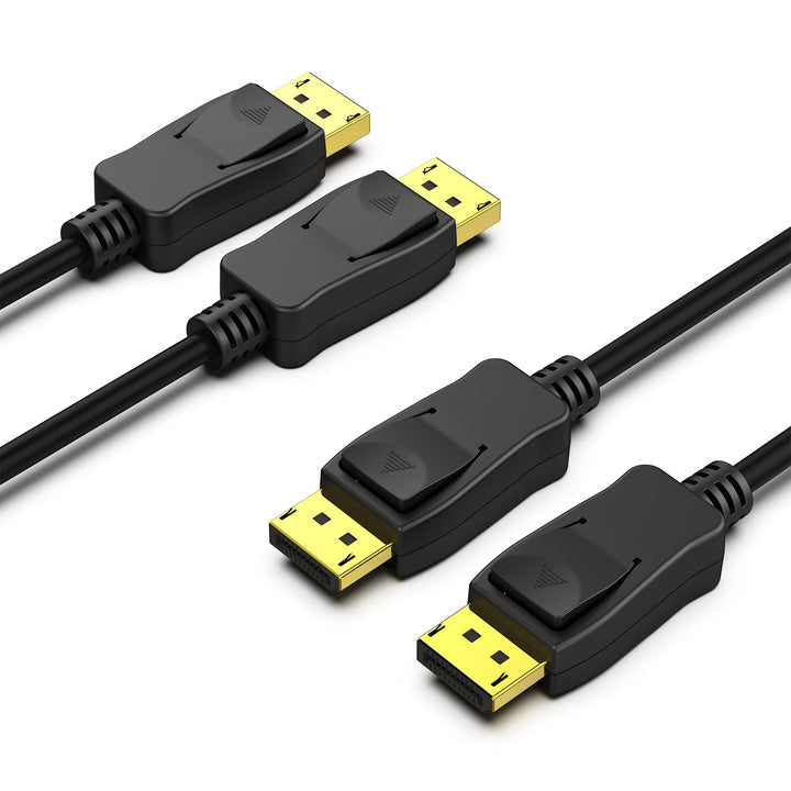 BENFEI [VESA zertifiziert] DisplayPort DP 1.2 Kabel 3M 4K, 2 Stück DisplayPort auf DisplayPort Kabel
