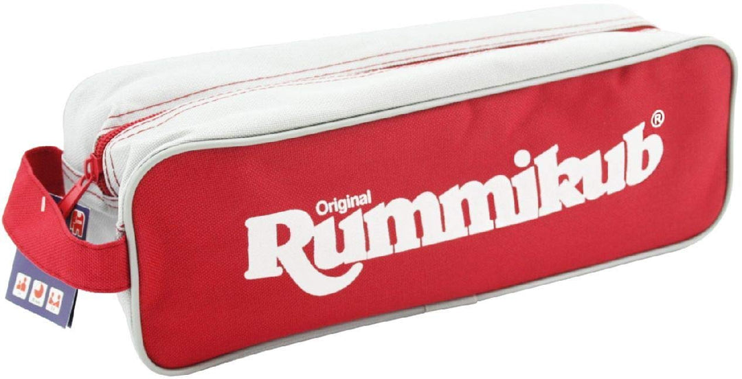 Jumbo Spiele Original Rummikub Pouch - der Spieleklassiker mit praktischer Tasche für Reisen und zum
