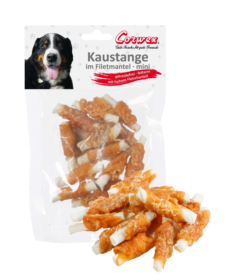 Corwex Hundesnack Kaustange im Filetmantel Mini (12 x 70g) 70 g (12er Pack), 70 g (12er Pack)