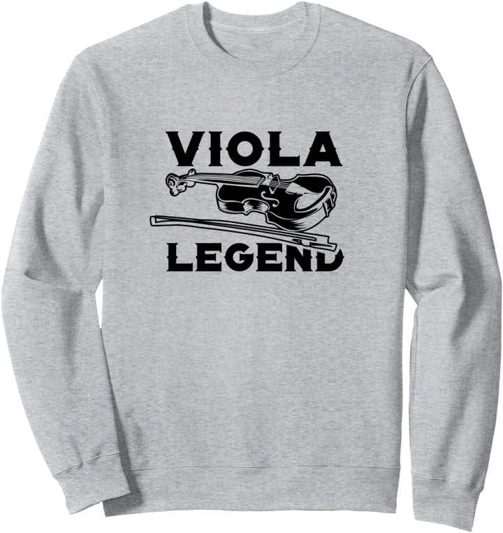 Bratschist Bratsche Legende Musik Noten Orchester Musiker Sweatshirt