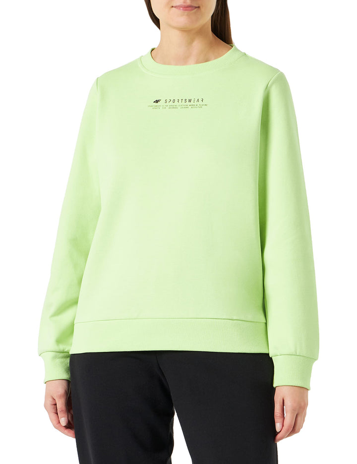 4F Damen Sweatshirt, Canary Green