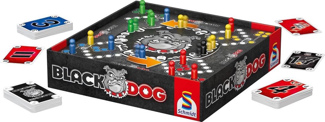Schmidt Spiele 49323 Black DOG, Familienspiel Single, Single