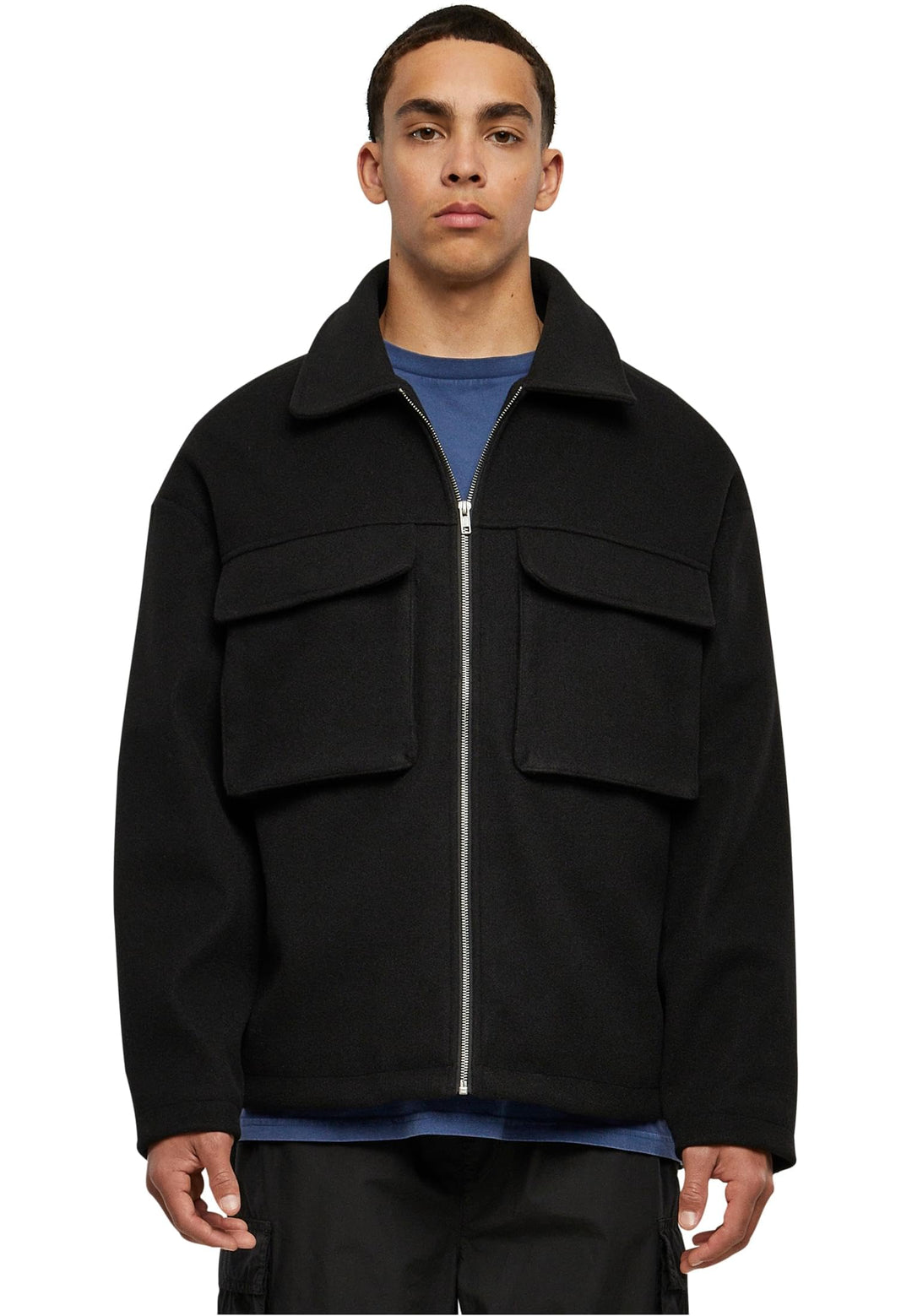 Urban Classics Herren Jacke, Schwarz