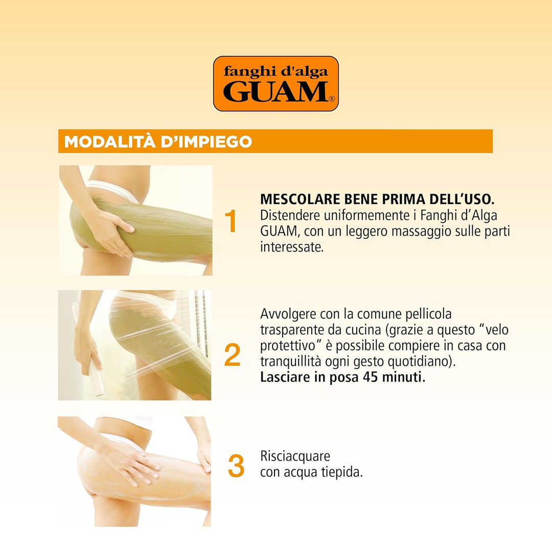Guam, Algenfango Guam FIR, Reduziert Cellulite und Fettdepots, mit Tourmalinee für die Vorteile der