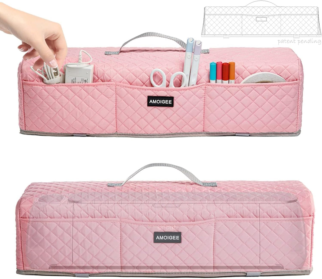 AMOIGEE Gepolsterter Staubschutz, kompatibel mit Cricut Maker, Cricut Maker 3, Explore Air 2, Cricut