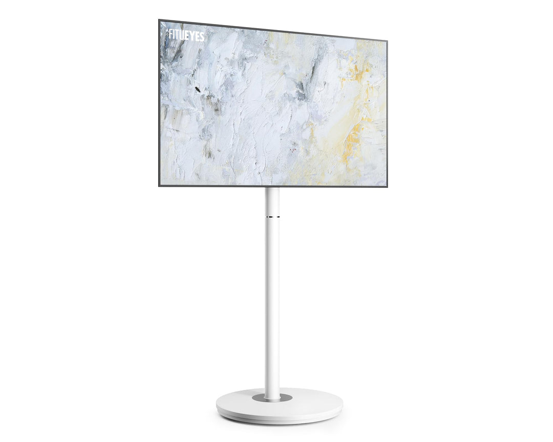 FITUEYES Design TV Ständer Rollbar für 32-65 Zoll Fernseher Mobiler TV Standfuss höhenverstellbar Mo