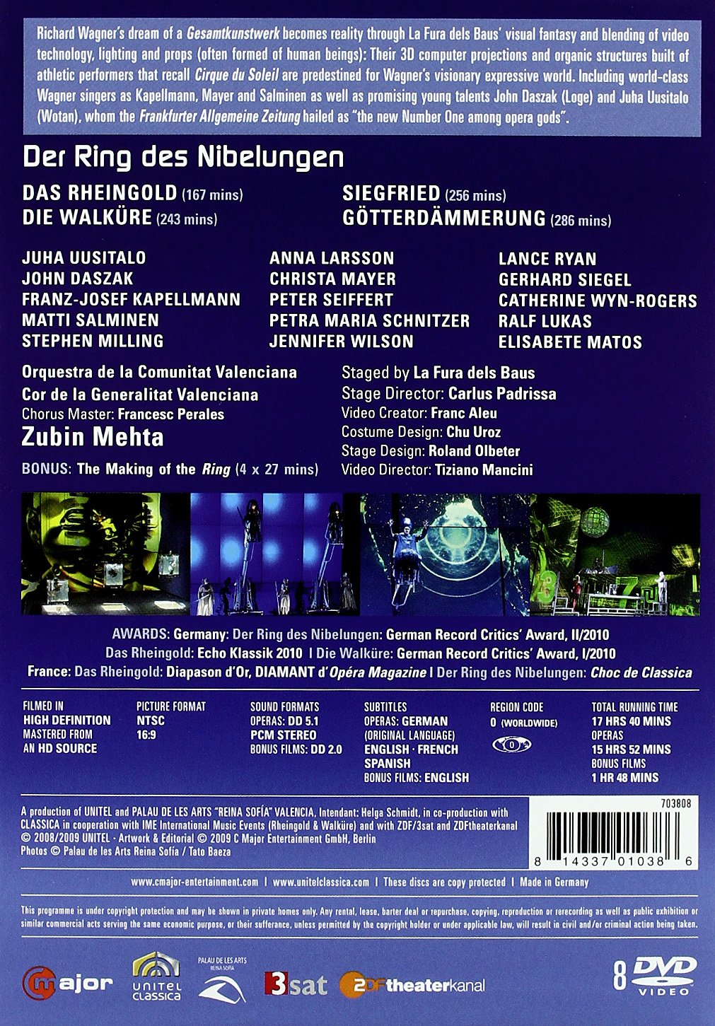 Der Ring des Nibelungen [Limited Edition] [8 DVDs], DVD