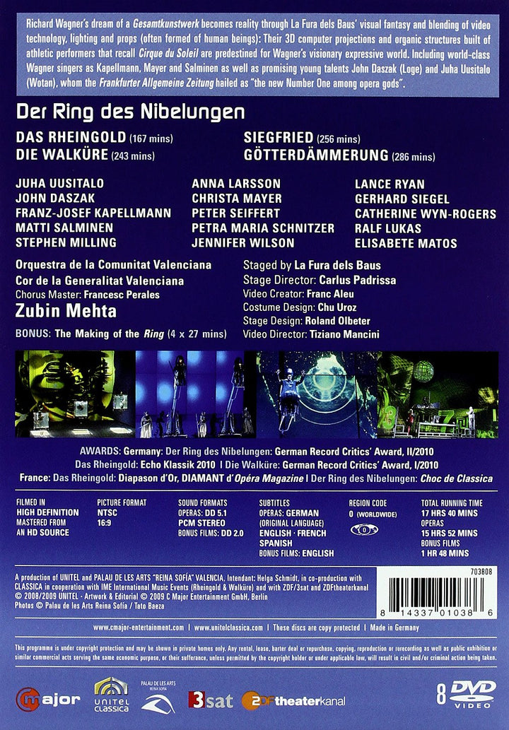 Der Ring des Nibelungen [Limited Edition] [8 DVDs], DVD