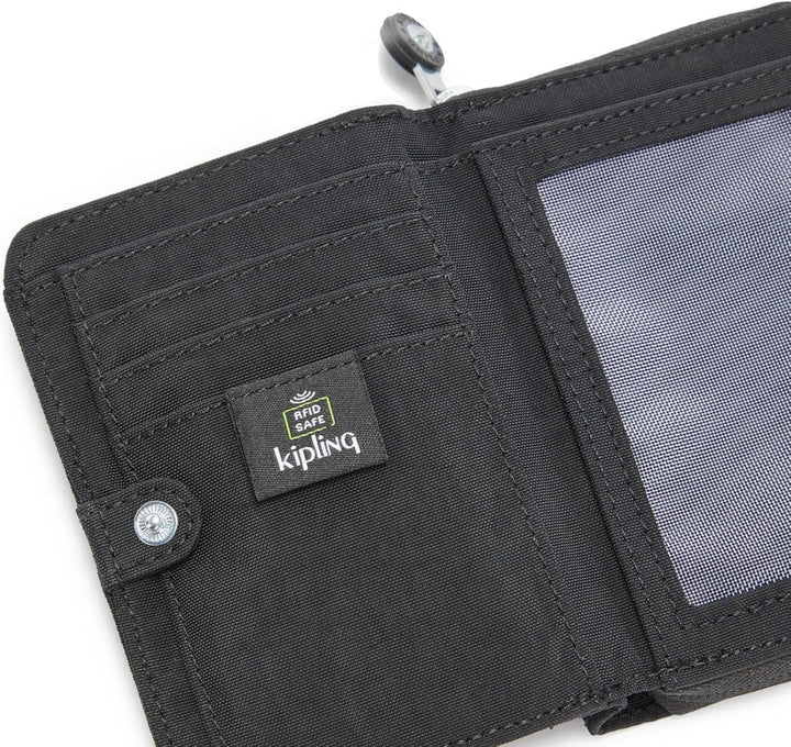 Kipling Damen Money Love Wallets, Black Noir, Black Noir