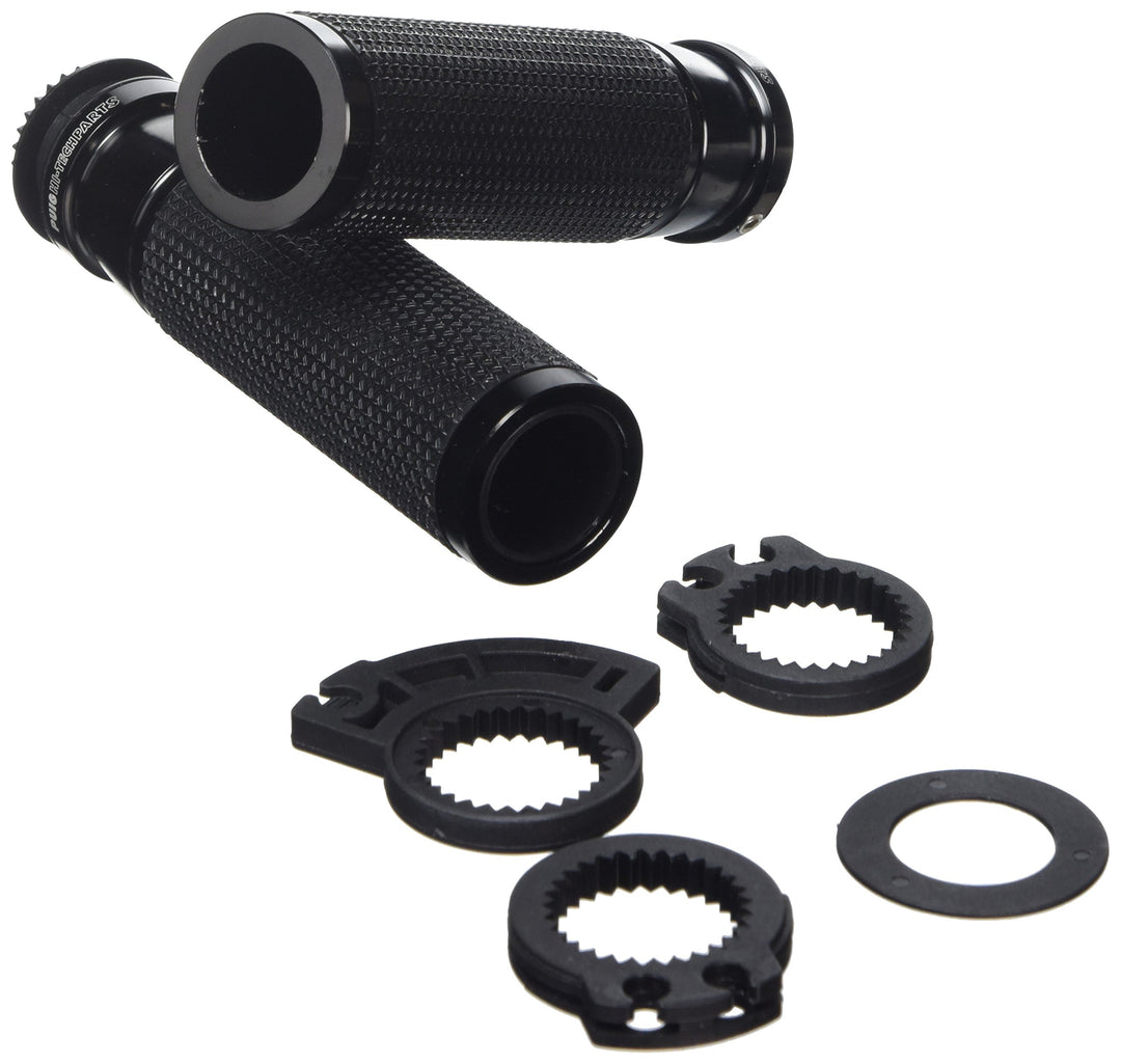 Puig Hi-Tech Ascent Grips Schwarz, Schwarz