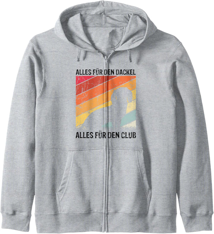 Alles Für Den Dackel Alles Für Den Club Geschenk Dackel Kapuzenjacke