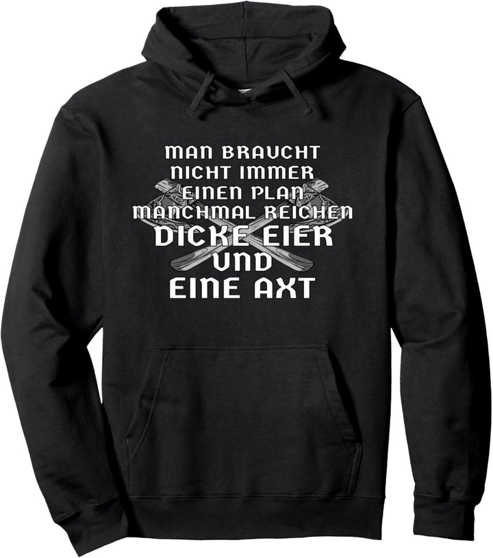 Wikinger Odin Spruch Nordische Mythologie Kämpfernatur Pullover Hoodie