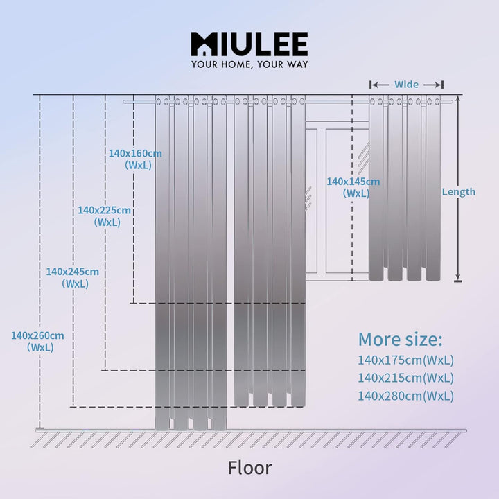 MIULEE Sheer Voile Vorhang Weihnachtsdeko mit Ösen Transparente Optik Gardine Ösenvorhang Ösenschal