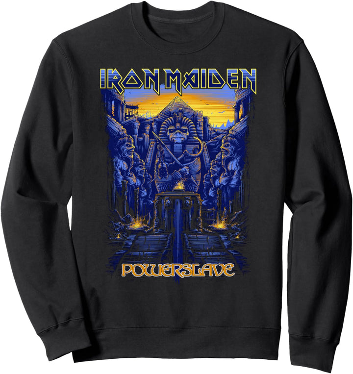 Iron Maiden - Powerslave Rework Dark Ink Sweatshirt