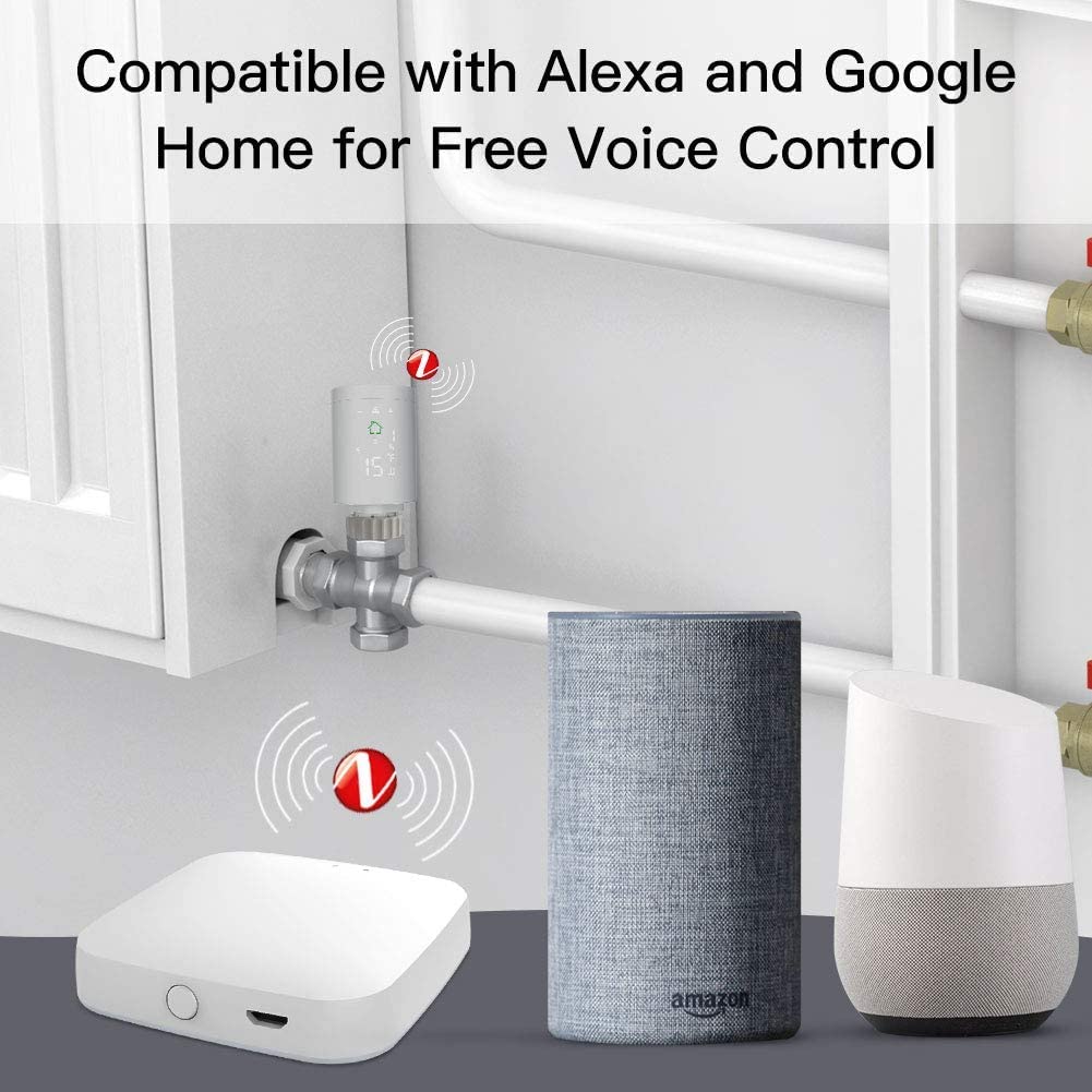MOES Tuya Smart ZigBee Gateway- Wireless ZigBee Hub,Smart Life APP Fernbedienung für Tuya ZigBee Sma