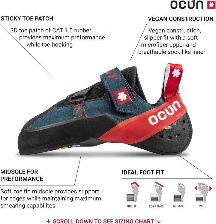 Ocun Bullit 47 EU Petrol Red, 47 EU Petrol Red