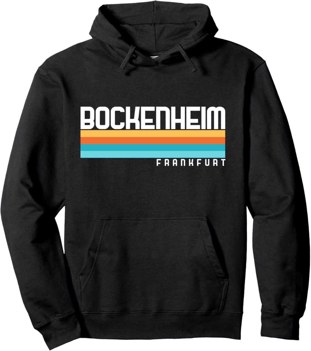 Achtziger Bockenheim Frankfurt Vintage Retro Style Design Pullover Hoodie
