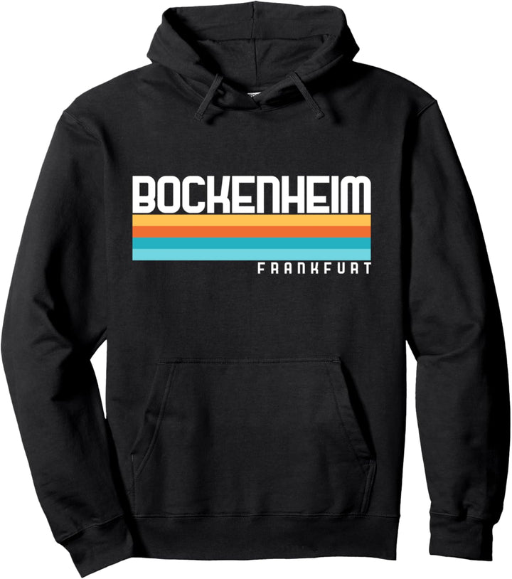 Achtziger Bockenheim Frankfurt Vintage Retro Style Design Pullover Hoodie