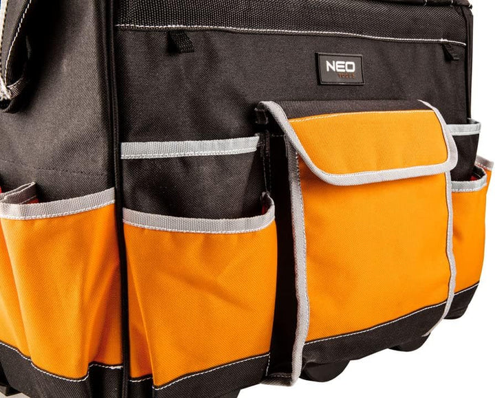 NEO TOOLS mobiler Profi Werkzeugkoffer mit Rollen Werkzeugbox Werkzeugtasche Werkzeugkiste Werkzeuga