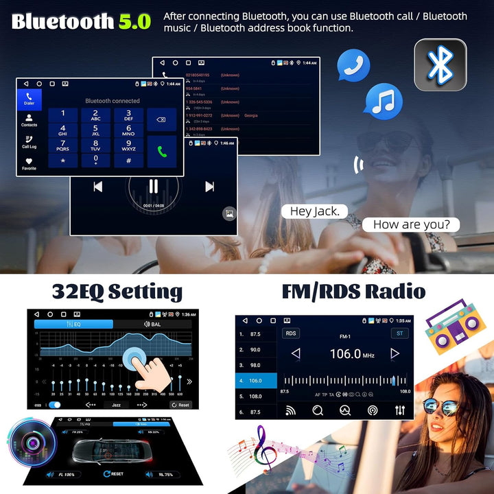 4G+64G CAMECHO Android 13 Carplay Autoradio 2Din für Mercedes Benz Smart Fortwo W451 2011-2015 mit A