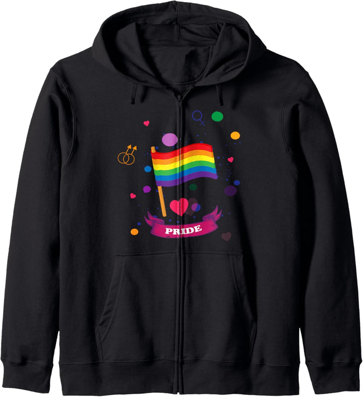 LGBT Gay Pride Schwule Lesben Bisexuelle Transgender Kapuzenjacke