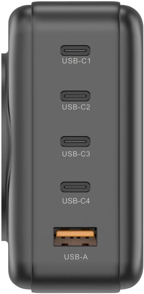 VOLTCRAFT UC-4C1A240W01 USB Ladegerät, 240 W, Schwarz