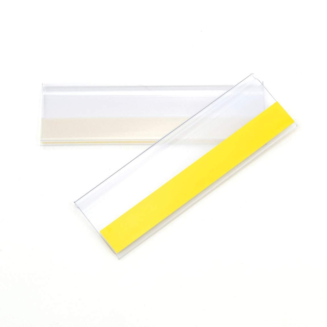 Selbstklebende Etikettenhalter für Einstecketiketten 300 mm Breit/Tickethalter/Etiketten Halter (107
