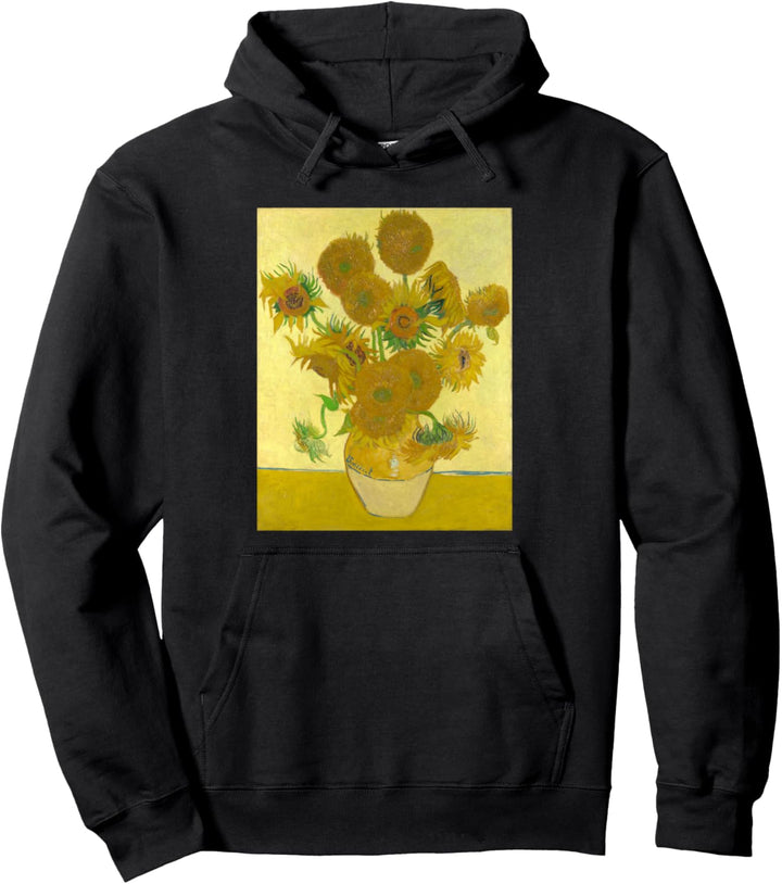 Sonnenblumengemälde von Vincent Van Gogh Pullover Hoodie