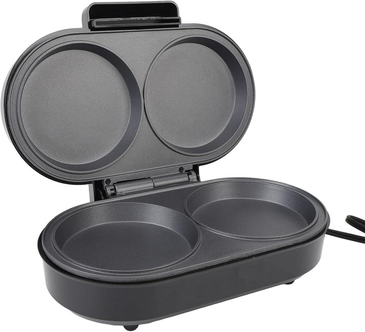 Elektrischer Pfannkuchen-Maker, 850 W, Doppelter Mini-Burger-Grill, Kleiner Elektrischer Grill, Omel