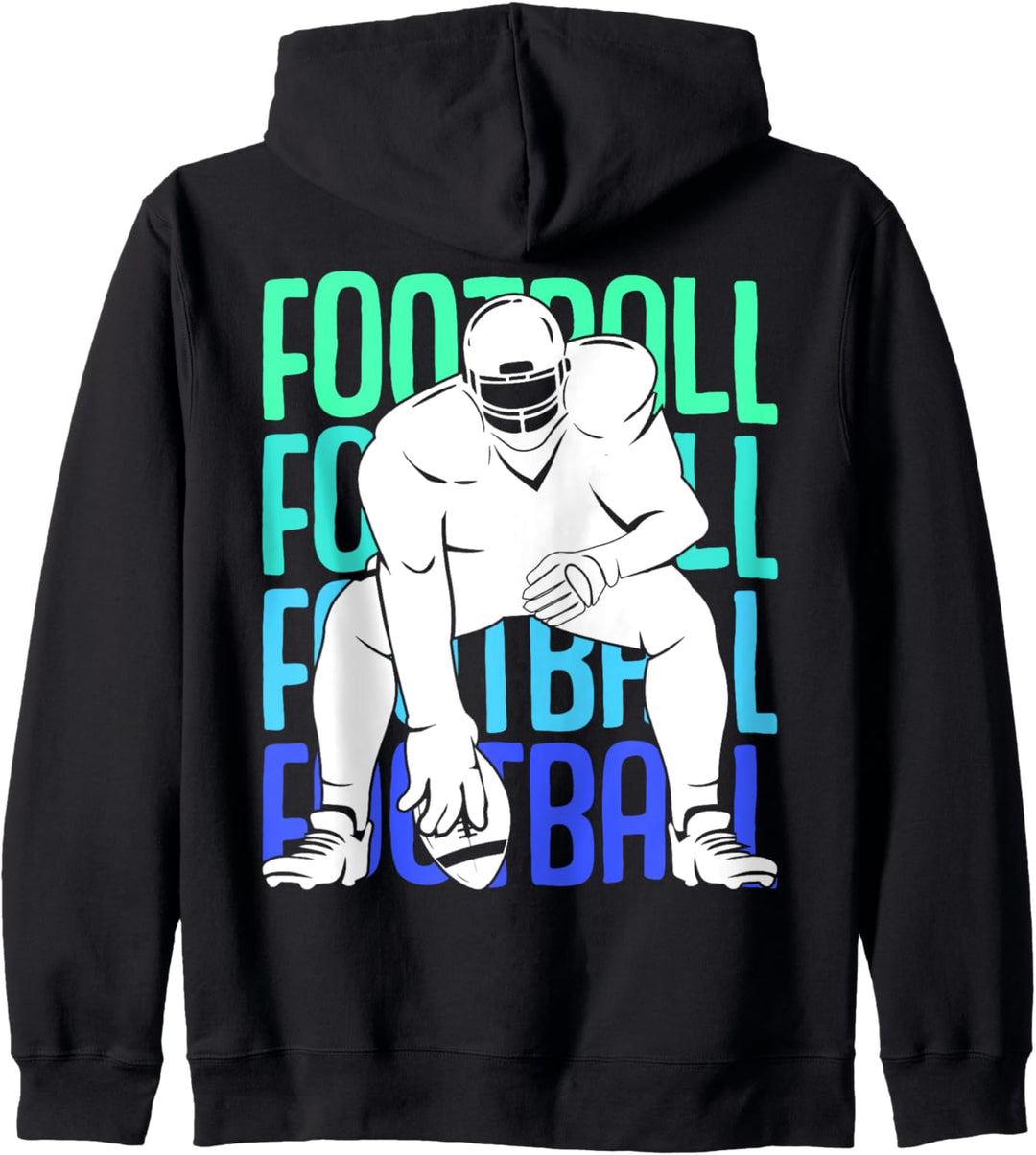 American Football Lineman Jungen Kinder Herren Kapuzenjacke