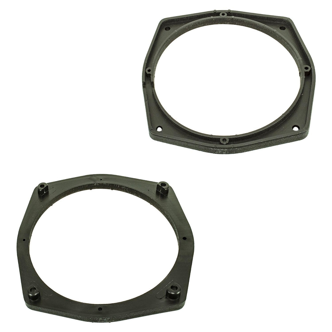 tomzz Audio 2837-001-1 Lautsprecherringe Adapter Halterungen kompatibel mit Mitsubishi Pajero Lancer