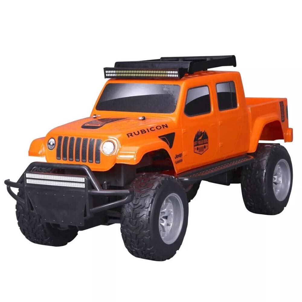 Bauer Spielwaren Tech R/C Jeep Gladiator: Ferngesteuertes Off Road Fahrzeug, mit Allradantrieb und P