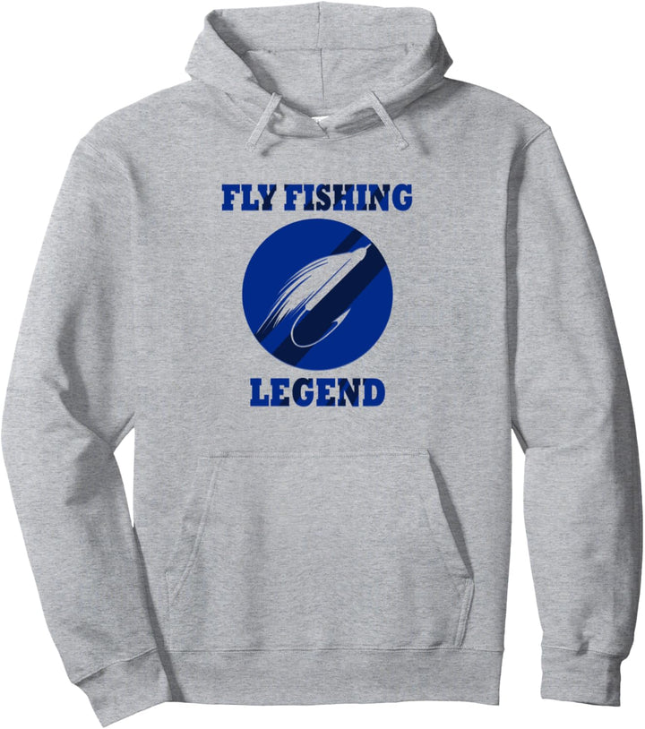Fliegenfischer-Legende Hobbyfischer Forelle Pullover Hoodie