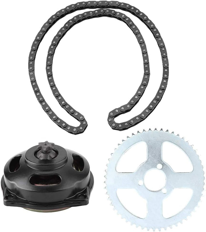 T8F Motorradkette Standard Rollenkette 6T Getriebe Kettenradsatz für Mini Motorrad 47cc 49cc