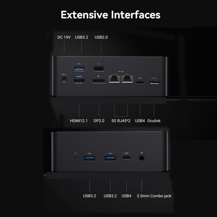 AtomMan X7 Ti Mini-PC Intel Core Ultra 9 185H Prozessor, 32 GB DDR5 1 TB SSD, 1080P Kamera/RJ45 5 Gb