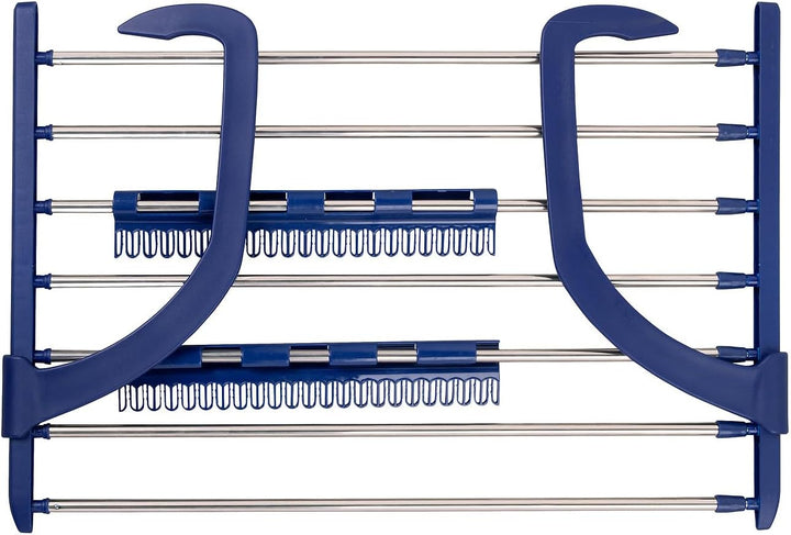 PEARL Handtuchhalter: Premium-Teleskop-Wäschetrockner f. Heizkörper &amp; Balkon, 4 m ausziehbar (Balkon