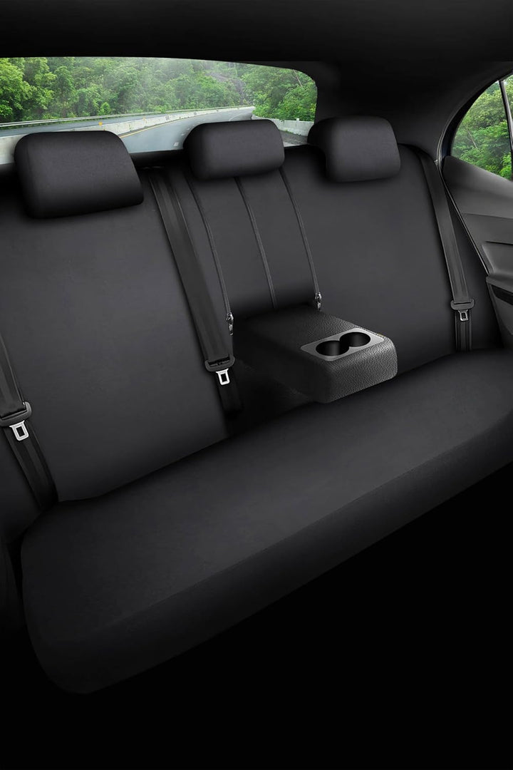Schonbezüge-Komplettset für Citroen C3 4 e-C3 in Schwarz/Grau FT2