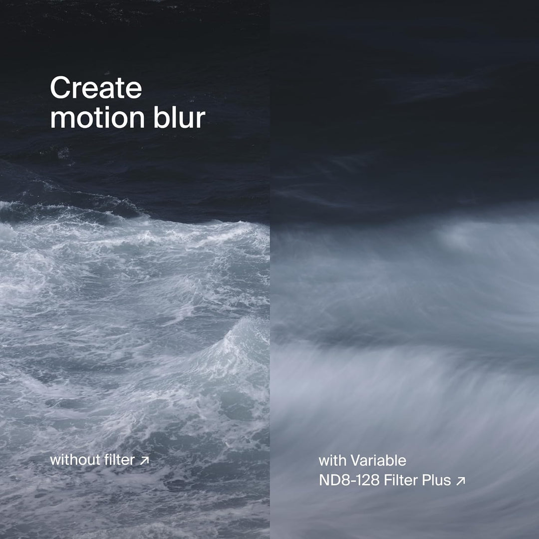 Urth 95 mm Variabler Graufilter ND8-128 (3-7 Stop) ND Filter (Plus+) 95mm, 95mm