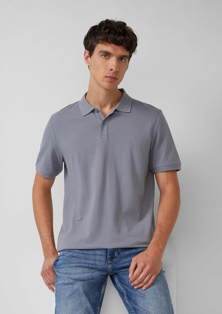 s.Oliver Herren Polohemd Single Polohemd 4XL Grosse Grössen Grau, Single Polohemd 4XL Grosse Grössen