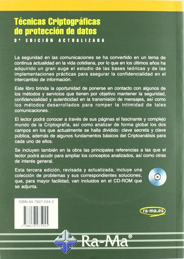 Técnicas criptográficas de protección de datos, Taschenbuch