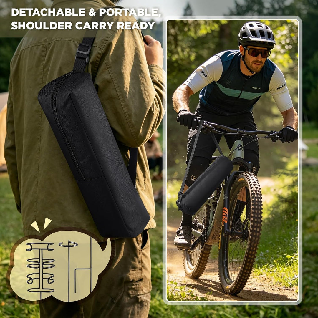 ecooe Weinständer Set - Enthält einen 80 cm langen Weinflaschenhalter aus Metall | 2 Stück Weinglash