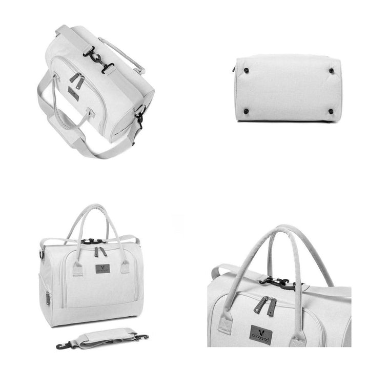 Cangaroo Wickeltasche Jossie Wickelunterlage, Reissverschluss, Gurt verstellbar, Farbe:grau, grau