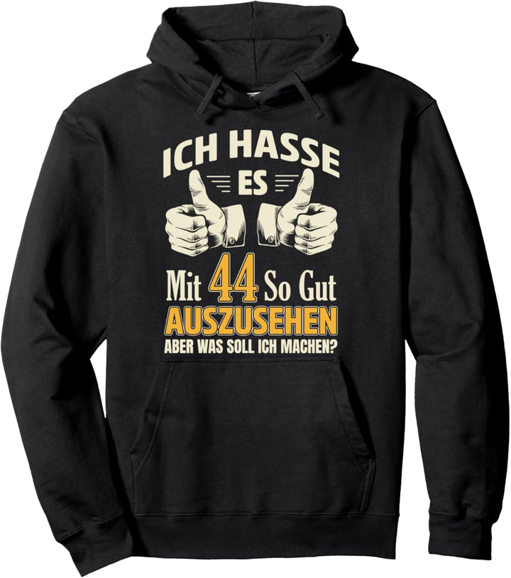 44 Birthday Man Woman 44 Years 1979 Saying Decoration Pullover Hoodie