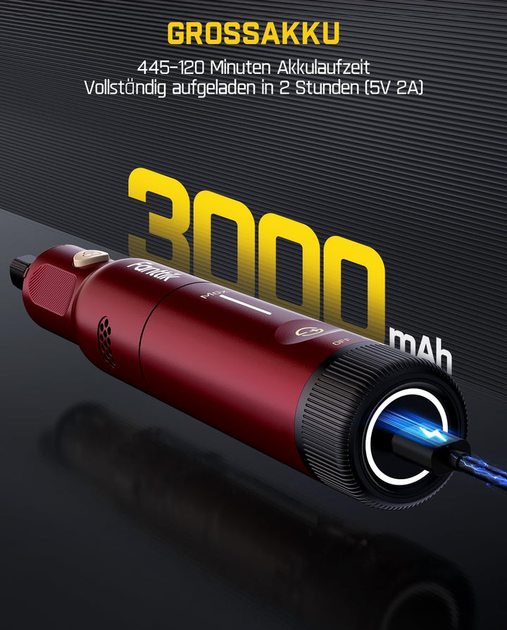 Fanttik F2 PRO Akku Multifunktionswerkzeug, starker Magnetmotor, Revostor-Hub, Rotationswerkzeug Set