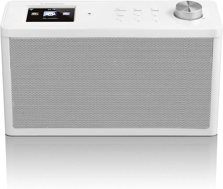 Lenco unterbaufähiges Internet Küchen Radio KCR-2014 (6,1 cm (2,4 Zoll) TFT Farbdisplay, PLL FM mit