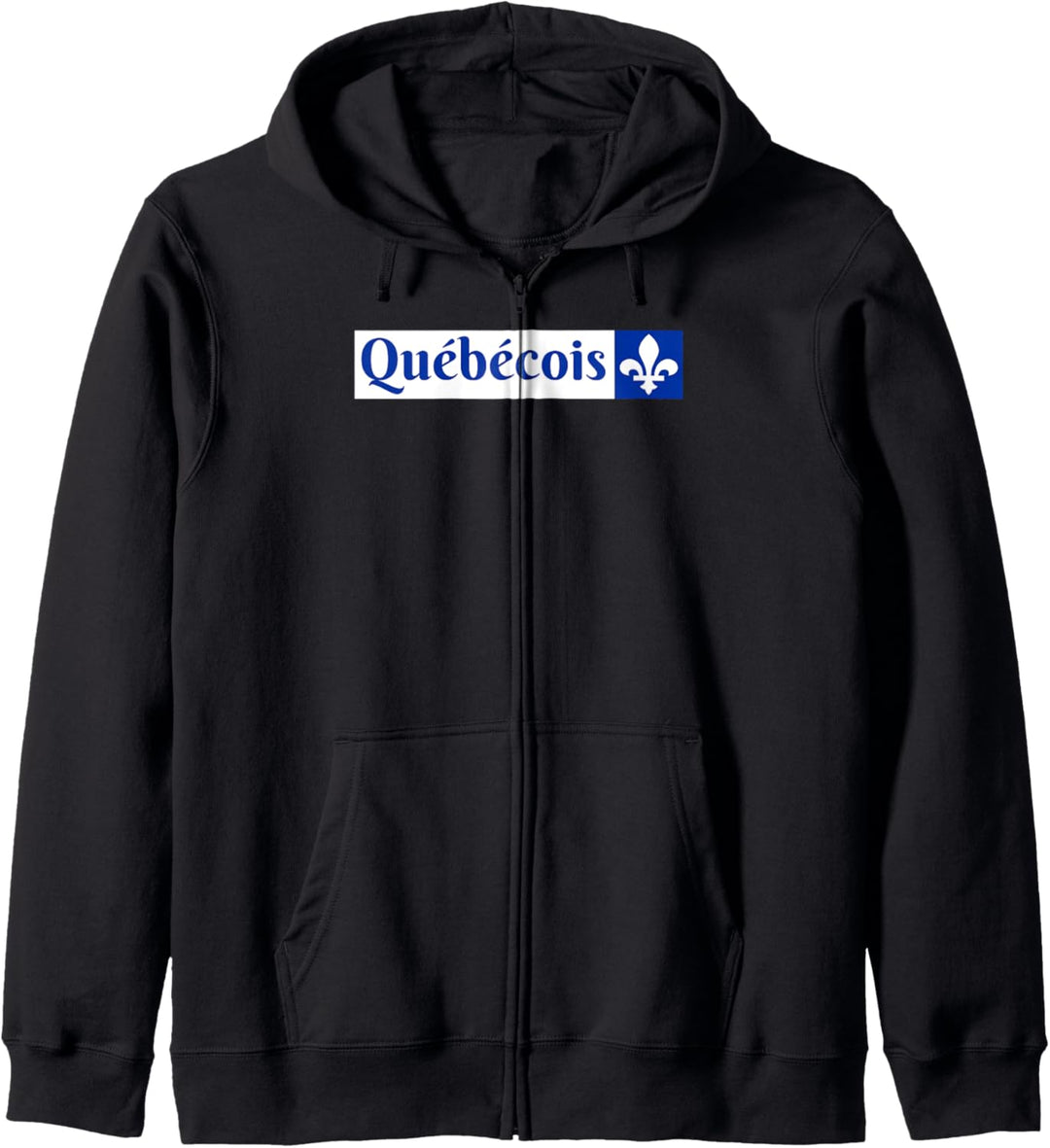 Quebecois Canadien, Quebecker Kanadier, Quebec Flagge Kapuzenjacke