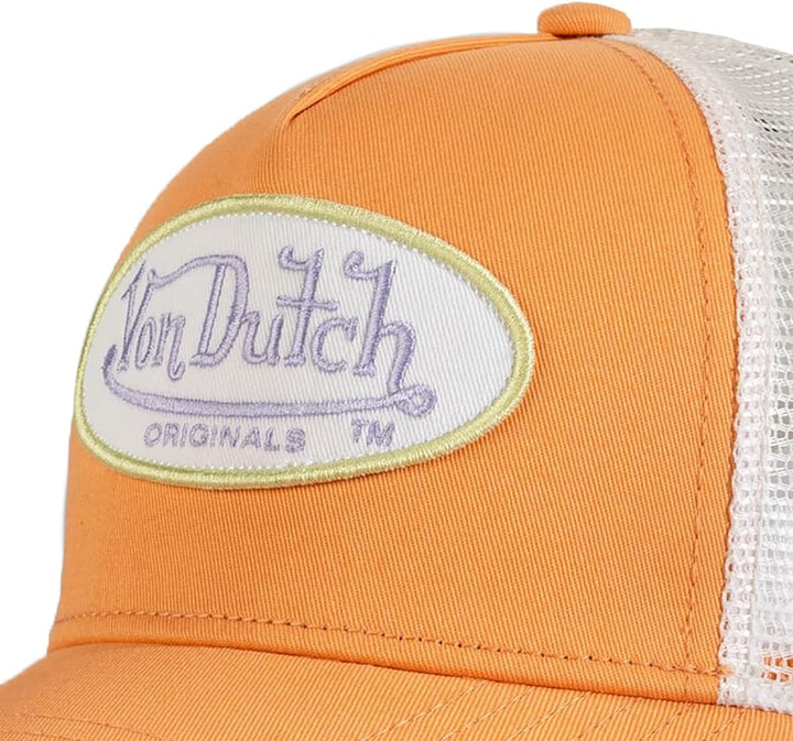 Von Dutch Originals Trucker Cap Boston Peach/White