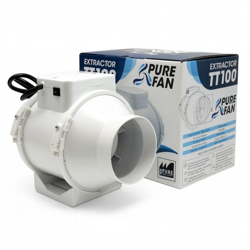 Weedness Grow Abluft 2-stufig 405-520 m³/h 150 mm Anschluss - Lüfter Zu & Ventilator Rohrventilator